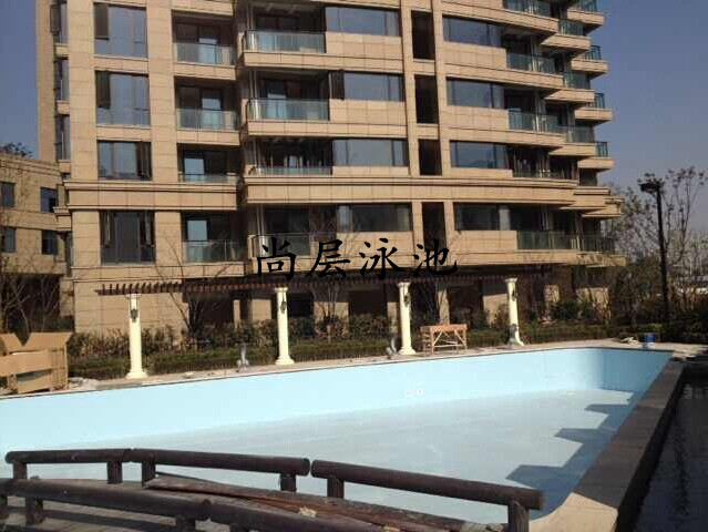 土建池膠膜安裝 650平方 杭州萬和