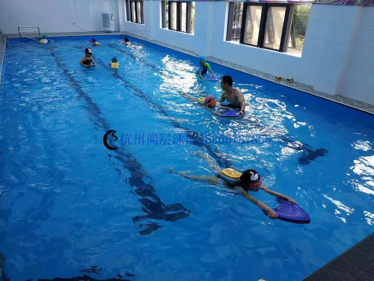 室內恒溫泳池，親子泳池，幼兒園泳池，蕭山艾樂幼兒園