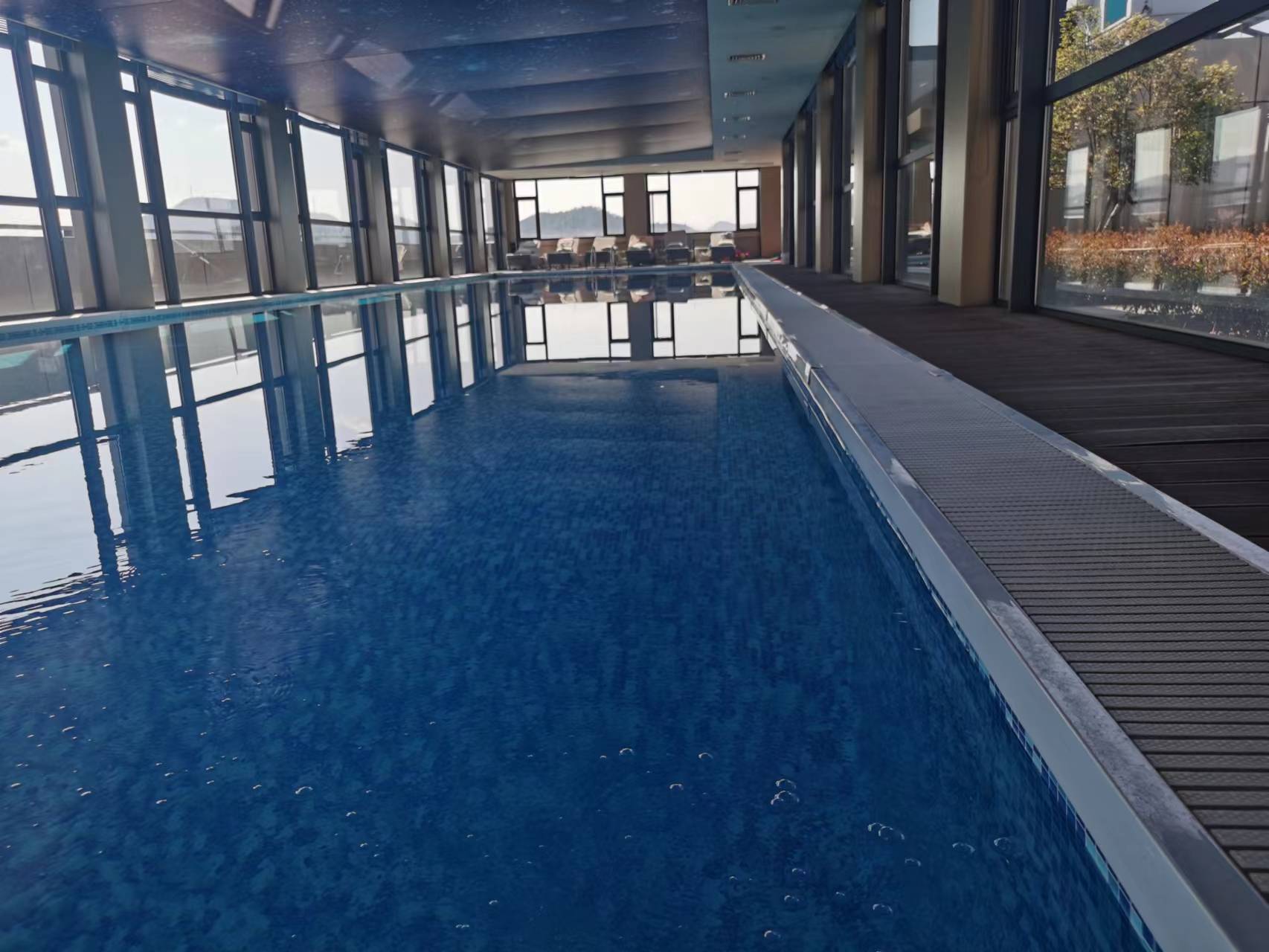 麗水縉云晨龍集團室內鋼結構拆裝式泳池