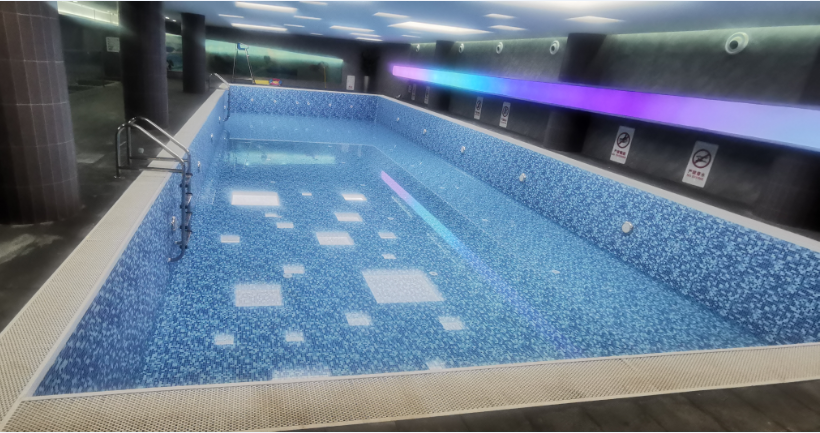 桐廬銀泰城鋼結構室內恒溫泳池